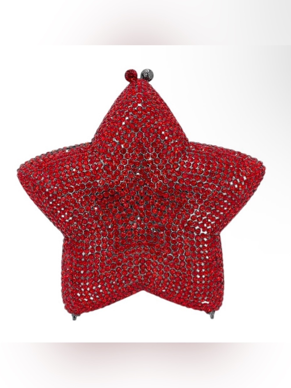Red Crystal Star Evening Handbag